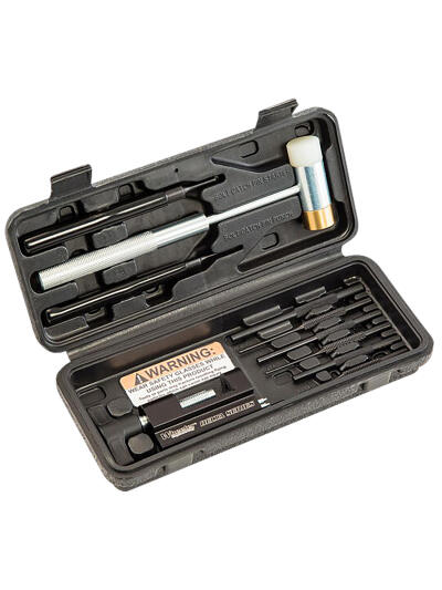 Wheeler 952636 AR15 Hammer & Roll Pin Punch Set Black Steel AR Platform Firearm