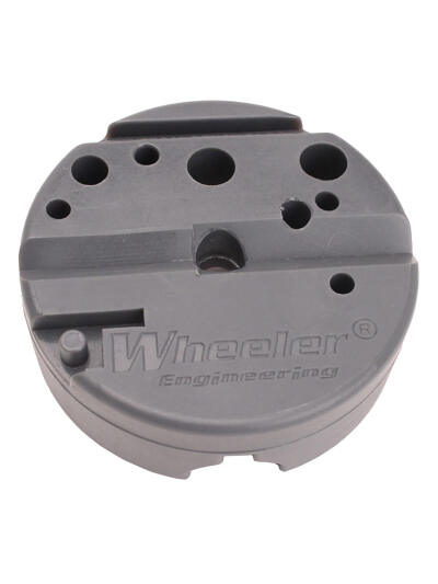 Wheeler 672215 Universal Bench Block Black Urethane Handgun 1 Pieces