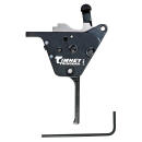 Timney Triggers CZ457ST Replacement Trigger  Straight Trigger with .10-2 lbs Draw Weight & Black Oxide Finish for CZ 457