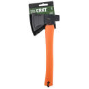 CRKT 2727 Chogan  3.16" Blade 1055 Carbon Steel Blade Orange GRN Handle 13.19" Long Axe w/Hammer