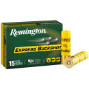 Remington Ammunition 26877 Express Buckshot 20Gauge 2.75" 3Buck Shot 15 Per Box/5 Case