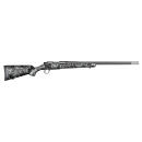 Christensen Arms 8010615900 Ridgeline FFT Full Size 300 PRC 3+1, 22" Stainless Steel Threaded Barrel, Stainless Aluminum Receiver, Black w/Gray Accents Fixed Sporter w/Flash Forged Technology Stock