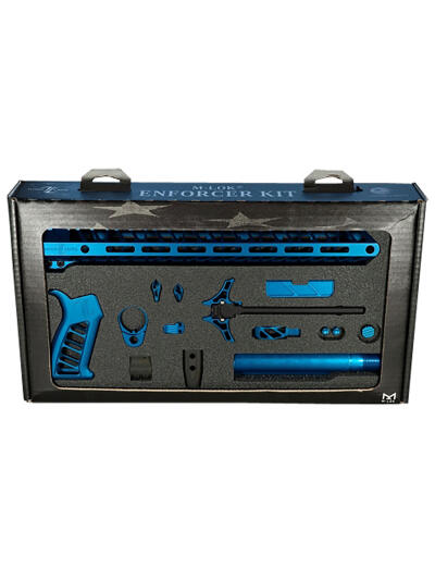Timber Creek Outdoors TCOEKB Enforcer Complete Build Kit Blue Anodized for AR-15