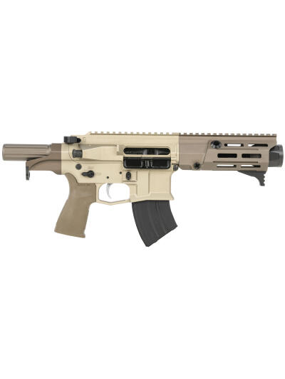 Maxim Defense MXM50800 PDX 505-SPS 7.62x39mm Caliber with 5.50" Barrel, 20+1 Capacity, Arid Brown Metal Finish, Arid Brown Polymer Grip