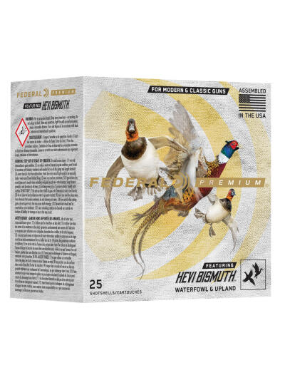 Federal PHBX1384 Premium HEVI-Bismuth 12Gauge 3" 1 3/8oz 4Shot 25 Per Box/10 Case