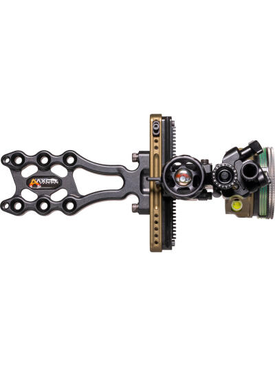 Axcel LANDSLYDE Slider Tactical Bowhunting Sight AVX-41 Scope 1 Pin .019 Green Fiber