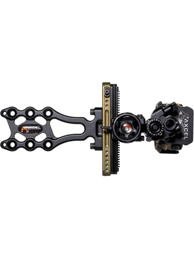 Axcel LANDSLYDE Slider Tactical Bowhunting Sight AccuStat II Micro 3 Pin .019