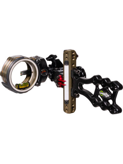 Axcel LANDSLYDE Slider Tactical Bowhunting Sight AccuStat II Micro 3 Pin .010