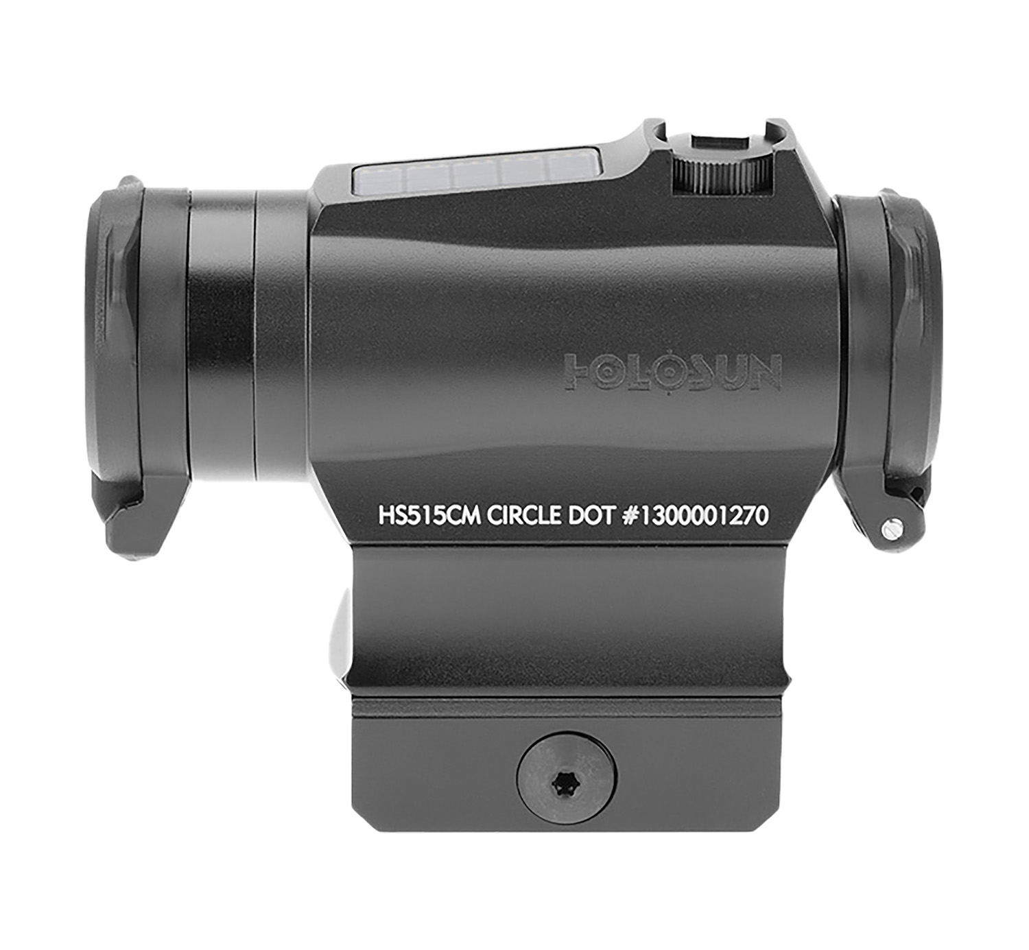 Holosun HS515CM 515 Black Anodized 1 x 20 mm 2 MOA Red Dot/65 MOA Circle Multi Reticle