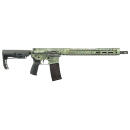 Black Rain Ordnance  Spec15  5.56x45mm NATO 16" 30+1, Jungle Camo Cerakote, Black MFT Minimalist Stock & Grip