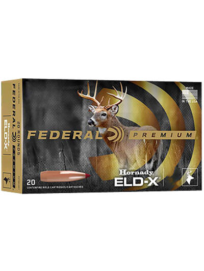 Federal P3006ELDX1 Premium ELD-X 30-06Springfield 178gr 20 Per Box/10 Case