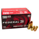 Federal AE9AP100 American Eagle Handgun 9mmLuger 124gr Full Metal Jacket 100 Per Box/5 Case