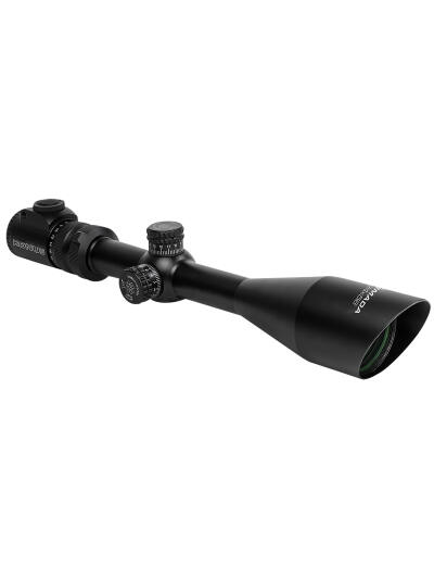 Konus 7166 Armada  Rifle Scope Black 6-24x56mm Dual Illuminated Red/Blue Engraved Fine Crosshair Reticle