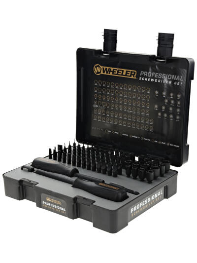 Wheeler 4001003 Professional Screwdriver Set Black 100 Pieces