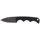 Smith & Wesson Knives 1193156 H.R.T. Neck Knife Fixed Spear Point/Plain Titanium Nitride Coated 8Cr13MoV SS Blade/Black G10 Handle Includes Sheath