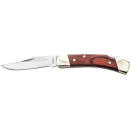 Uncle Henry LB5CP LB5 Smokey II Folding Clip Point Plain Stainless Steel Blade 3.70" Wood Handle Includes Sheath