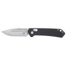 Schrade 1182620 Divergent  3.06" Folding Modified Drop Point Plain Satin AUS-8A SS Blade 4.31" Black G10 Handle