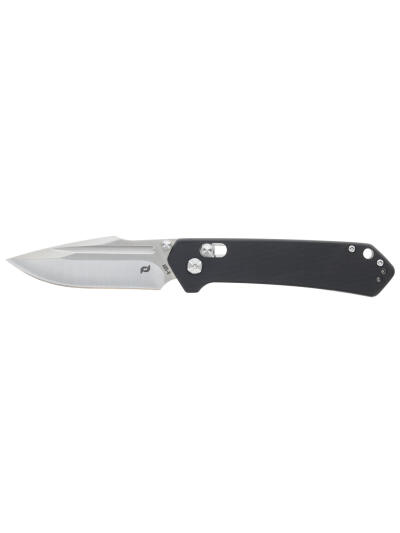 Schrade 1182620 Divergent  3.06" Folding Modified Drop Point Plain Satin AUS-8A SS Blade 4.31" Black G10 Handle