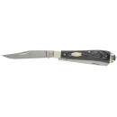 Old Timer 1135990 Heritage Series Trapper 940T 3" Folding Clip Point/Spey Plain D2 Steel Blade, 3.70" Gray Wood Laminate Handle