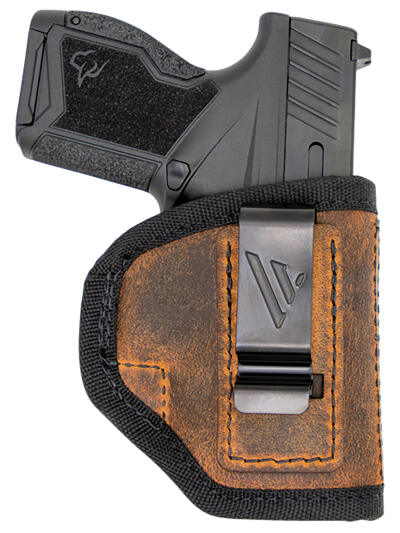 Versacarry RA2114 Ranger  IWB Size 04 Brown Leather Belt Clip