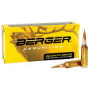 Berger Bullets 50010 Target Rifle 6.5PRC 156gr Hybrid 20 Per Box/10 Case