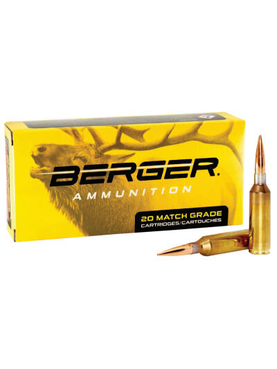 Berger Bullets 50010 Target Rifle 6.5PRC 156gr Hybrid 20 Per Box/10 Case
