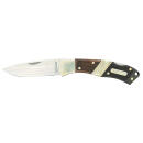 Old Timer 1181069 Mountain Beaver Jr.  2.50" Folding Drop Point Plain Mirror Polished 9Cr18MoV SS Blade, Ebony & Rosewood/Nickel Handle