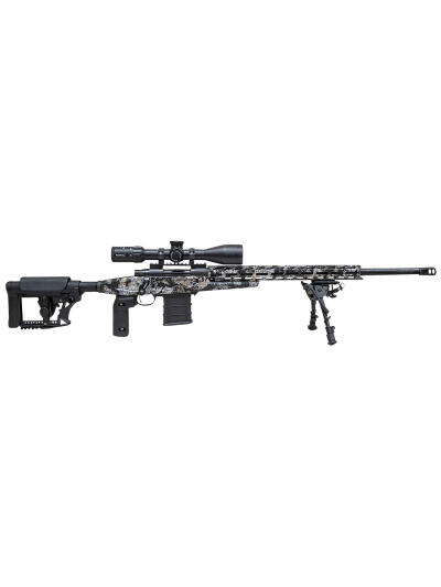 Howa HCRA308SKY M1500 APC Chassis 308 Win 24" Heavy Barrel 10+1 (3), Kryptek Skyfall Camo, Luth-AR MBA-4 Stock with Aluminum Chassis, 4-16x50 Scope, Bipod & 2 Grips