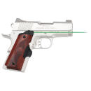 Crimson Trace LG902G Lasergrips Master Series 1911 Compact, Green Laser Rosewood