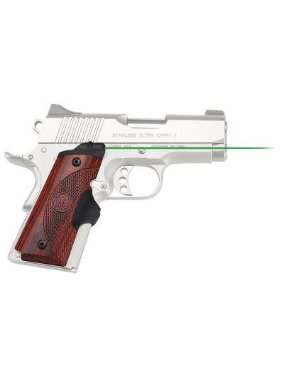 Crimson Trace LG902G Lasergrips Master Series 1911 Compact, Green Laser Rosewood