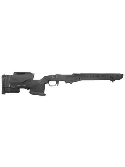 Mdt Sporting Goods Inc 105379BLK JAE-700 G4  Black Anodized Aluminum, Adj. Cheekrest, Interchangeable Grips, Full Length M-LOK Rail, Adj. Mag Well, Removable Panels, Rubber Palm Rest, QD Sling Cups