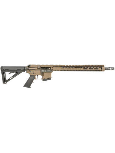 Black Rain Ordnance BROCARNIVORE350LMB Carnivore  350 Legend 20+1 16", Midnight Bronze Cerakote, 15" Slim M-LOK Handguard, Black Magpul Carbine Stock & A2 Grip, Tank Muzzle Brake