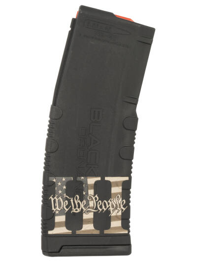 Black Rain Ordnance MAG303PERCENT Magazine  30rd 223 Rem/5.56 NATO We The People Engraving Fits AR-15 Platform