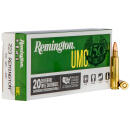 Remington Ammunition 23812 UMC  223Rem 50gr Jacketed Hollow Point 20 Per Box/10 Case