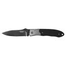 Camillus 18671 Pristine  3" Folding Drop Point Plain Black VG-10 Carbonitride Titanium Blade, Black/Silver G10/SS Handle