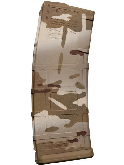 Weapon Works 228054 PMAG GEN M2 MOE 30rd 5.56x45mm NATO MultiCam Arid Polymer Fits AR-15