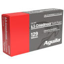 Aguila 81489AG   6.5Creedmoor 129gr InterLock Boat Tail Soft Point 20 Per Box/10 Case