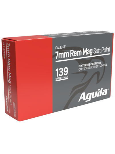 Aguila 80591AG   7mmRemMag 139gr InterLock Boat Tail Soft Point 20 Per Box/10 Case
