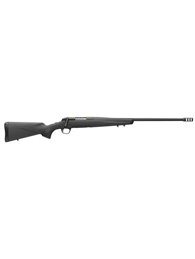 Browning 035602294 X-Bolt Pro Full Size 6.5 PRC 3+1 24" Matte Blued Fluted Sporter SR Barrel, Blued Drilled & Tapped/X-Lock Mount Steel Receiver, Black Fixed Synthetic Stock