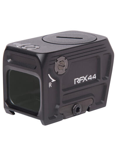 Viridian 9810112 RFX44  Black Anodized 1 x 21 mm x 16.5 mm 5 MOA Green Dot ACRO Footprint/Picatinny Low Mount