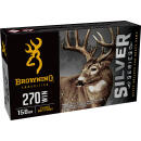 Browning Ammo B192602701  Silver 270Win 150gr Plated Soft Point 20 Per Box/10 Case