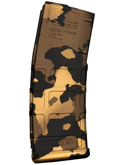 Weapon Works 228044 PMAG GEN M2 MOE 30rd Fits AR/M4 Gold Granite Polymer