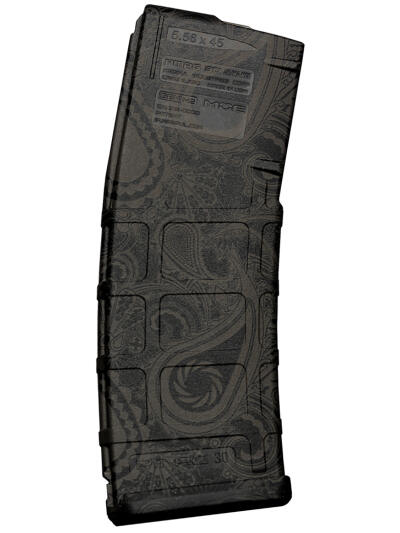 Weapon Works 228099 PMAG GEN M2 MOE 30rd Fits AR/M4 Laser Paisley Polymer