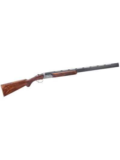 Rizzini USA 41012029 Round Body EM Full Size 20 Gauge Break Action 2rd 29" Vent Rib Barrel, Coin Anodized Silver Receiver, Fixed w/Prince of Whales Grip Grade III Turkish Walnut Stock