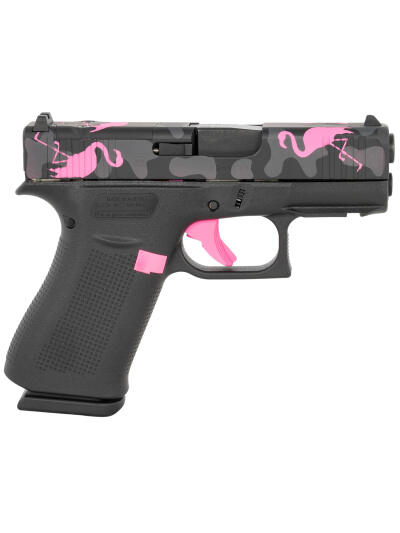 Glock PX4350204FRMOSMM G43X MOS Sub-Compact 9mm Luger 10+1 3.41" GMB Barrel, MOS Cut/Serrated Steel Slide,  Polymer Frame w/Picatinny Rail Textured Polymer Grip, Forced Reset Trigger, Ambidextrous