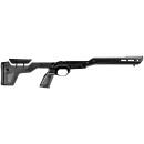 Mdt Sporting Goods Inc 107837BCF HNT26 Chassis System Black Carbon Fiber Fits Howa 1500 SA/ Weatherby Vanguard Compatible w/ AICS Mags Short Action Standard
