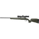 Savage Arms 32190 Axis 2 XP Combo Full Size 25-06 Rem 4+1 22" Black Sporter Barrel, Black Carbon Steel Receiver Drilled & Tapped, OD Green Fixed Synthetic Stock, Weaver 3-9x40mm Scope, Left Hand