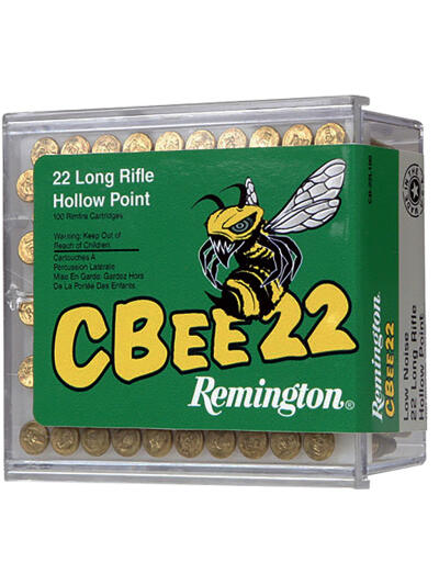 Remington CBee22 Rimfire Ammo 22 LR. 33 gr. HP 100 rd.