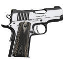 Kimber Mfg.,inc 3200042CA Eclipse Ultra II (CA) 45 ACP 7+1 3" Stainless Steel Slide Brush Polished Front Strap Checkering Laminated Gray/Black Double Diamond Grip