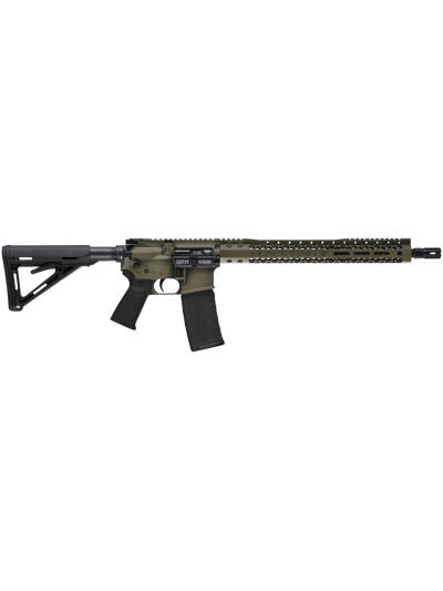 Black Rain Ordnance Spec+ We The People Rifle 5.56 16 in. Bazooka Green Battleworn